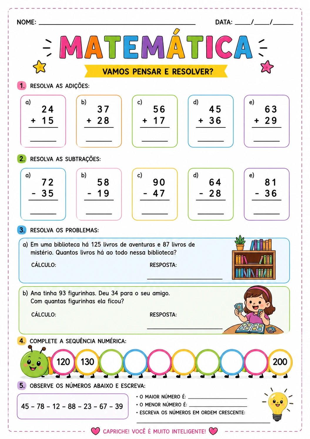 Material pronto de matemática
